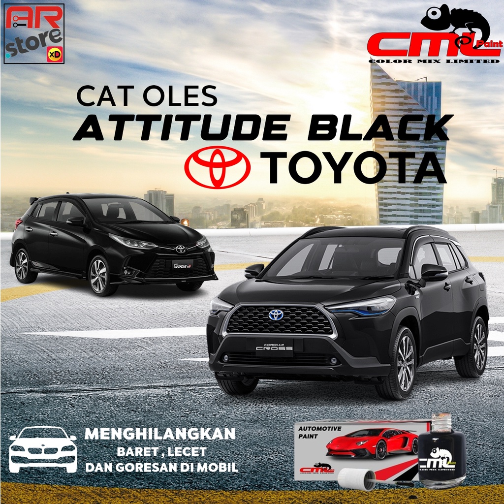 Toyota Attitude Black Metallic CML Cat Oles Mobil