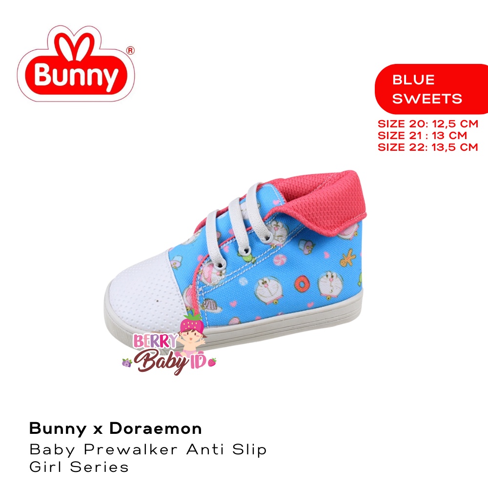 Lusty Bunny Sepatu Bayi Doraemon Baby Prewalker Anti Slip Girl Series Berry Mart