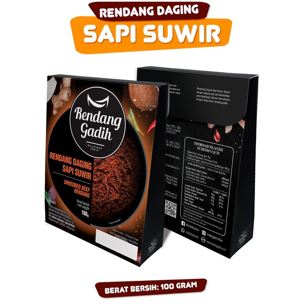 

Terlaris Rendang Daging Sapi Suwir - Rendang Gadih