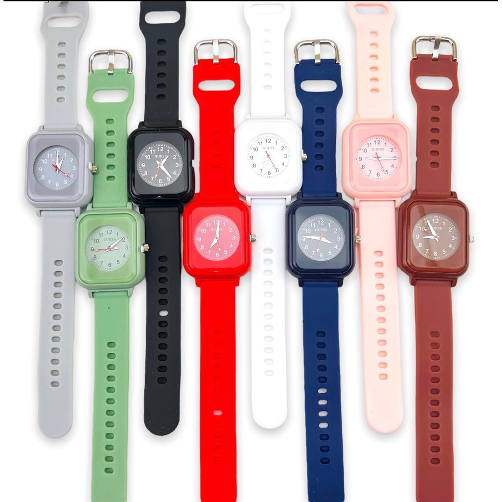 JAM TANGAN WANITA STRAP RUBBER G-112 (G_W)