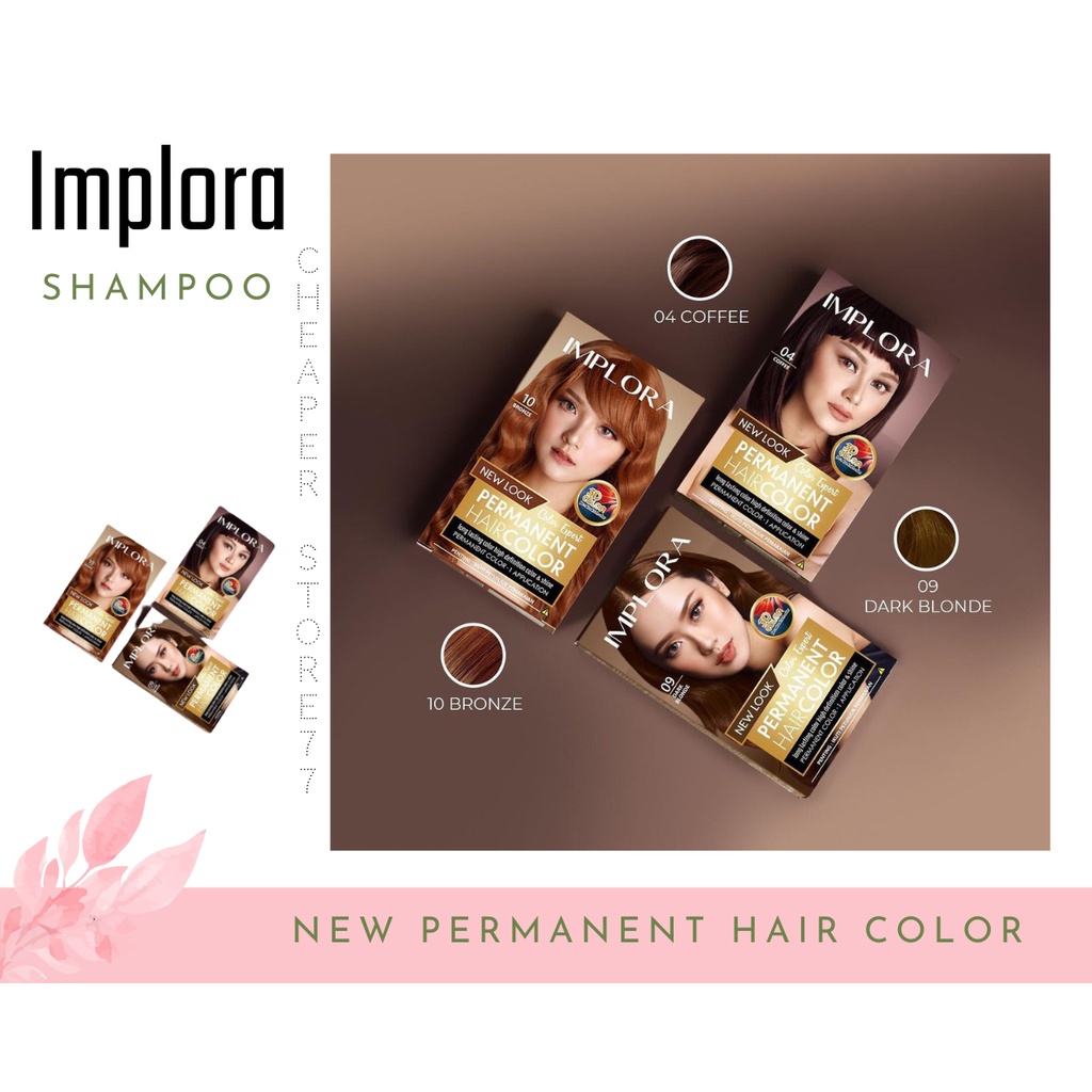 IMPLORA - Permanent Hair Color - Cat Rambut Permanen