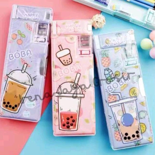 

[ART. 717] IRENAJAYAGROSIR - PENCIL CASE KOTAK PENSIL ANAK SEKOLAH GAMBAR BOBA COLORFUL LUCU XPM 533-29