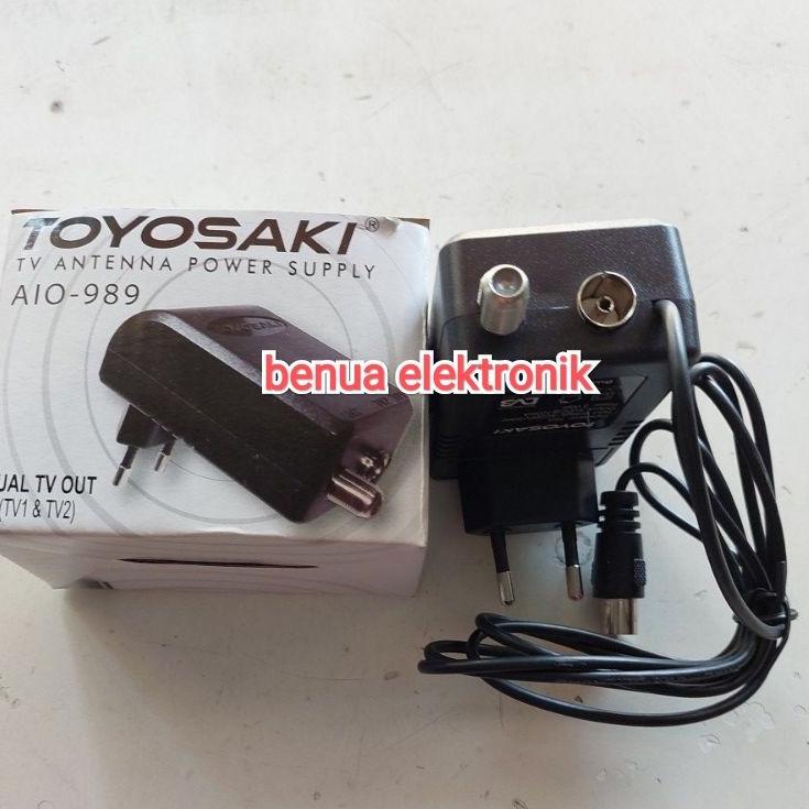 ֍ Promo Colokan Listrik antena Toyosaki AIO 989 AIO 200 AIO 220 AIO 235 Power Supply Antena Toyosaki Multi Umum ✫
