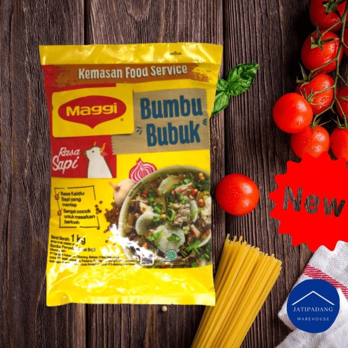 

Maggi Maggie Beef Sapi 1kg / Kaldu Bumbu Bubuk Sapi 1kg