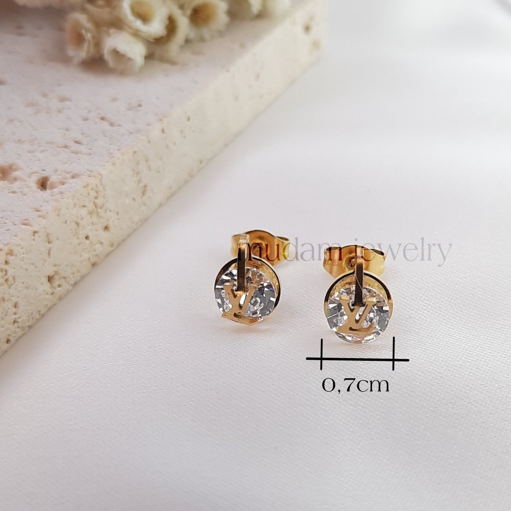 Anting Tusuk Model Di*r, L*, Chnl, dan Gc Dengan Diamond Simple