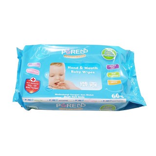 PURE BB PREMIUM CARE HAND &amp; MOUTH BABY WIPES