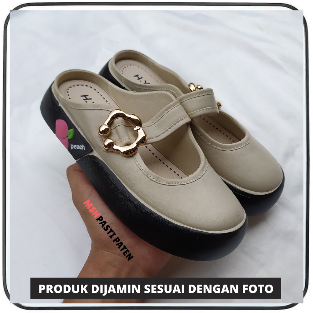 HYS 2338 / Sandal Wanita Karet Jelly Selop Terbaru Import
