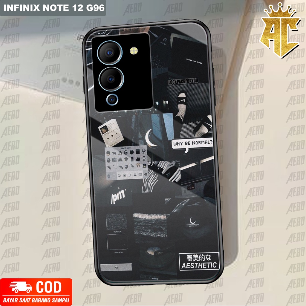 Case INFINIX NOTE 12 G96  - Casing INFINIX NOTE 12 G96 Terbaru 2022 AERO STORE [ ESTETIK ] Silikon I