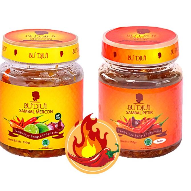 

֍ SAMBAL BU DJUI Paket Hemat Pedas Gila Mercon + Petir ✹