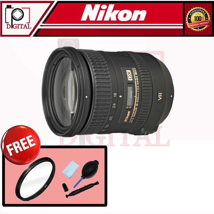 LENSA NIKON AF-S 18-200mm VR II