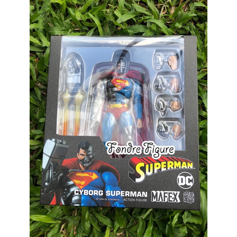 ORIGINAL MAFEX SUPERMAN CYBORG MAF164 RETURN OF SUPER MAN MAF 164 MEDICOM TOY FIGURE ORI