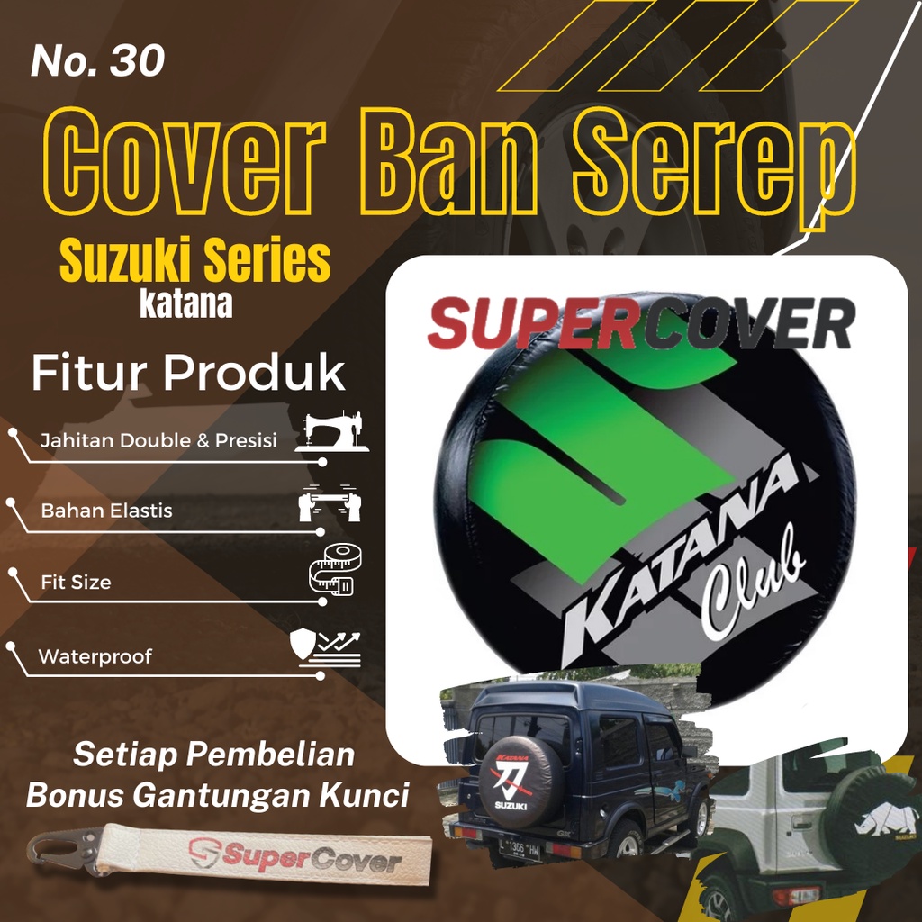 Sarung Ban Serep Suzuki Escudo Cover Ban Serep Kulit Sintetis Suzuki Escudo 30 Penutup Pelindung Sel