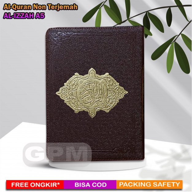 Al-Quran Resleting/zipper Non Terjemah AL-IZZAH Uk. A5 (14x20cm)