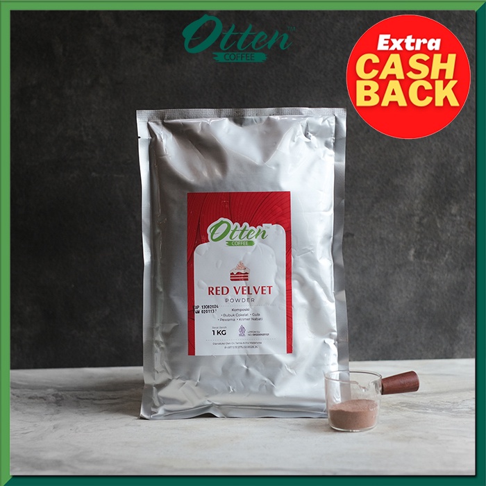 Otten - Red Velvet Powder 1 Kg - Minuman Bubuk