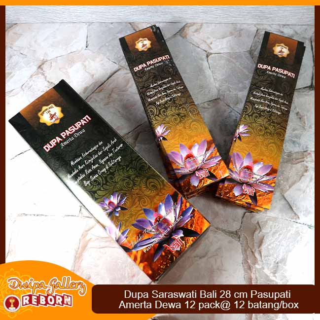 Dupa Hio Wangi Dupa Pasupati Bali 28 cm Amerta Dewa Saraswati 12 pack