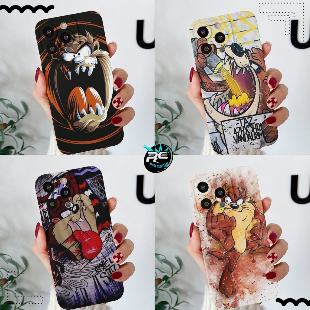 CUSTOM CASE SOFTCASE SILIKON PROCAMERA TAZMANIA CUSTOM OPPO A3S A15 A15S A16 A1K A5S A7 A31 A53 A96 