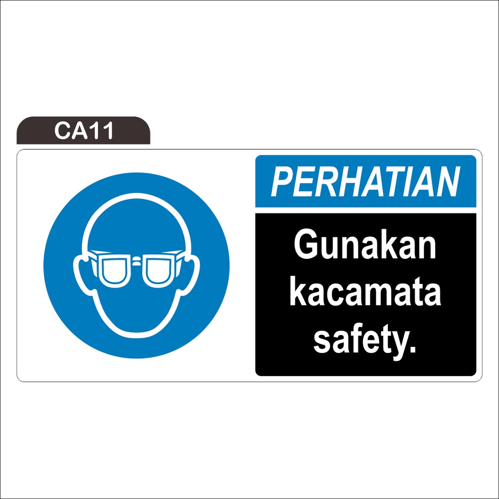 

RAMBU PERHATIAN GUNAKAN KACAMATA SAFETY