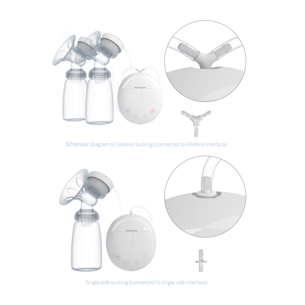 Real Bubee x Mediatech Double Electric Breast Pump Pompa ASI Elektrik 8023