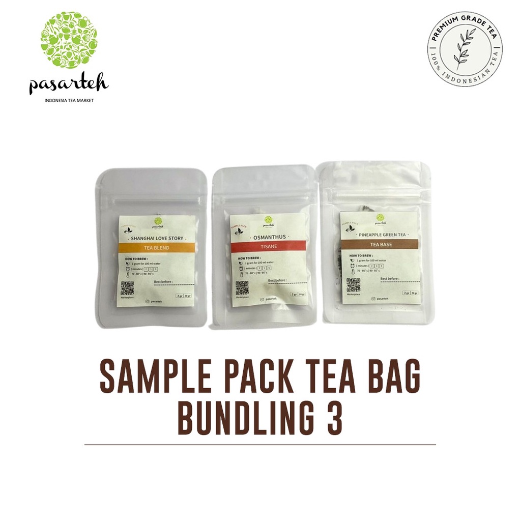 

[Pasarteh] Sample Pack Tea bag - Bundling 3