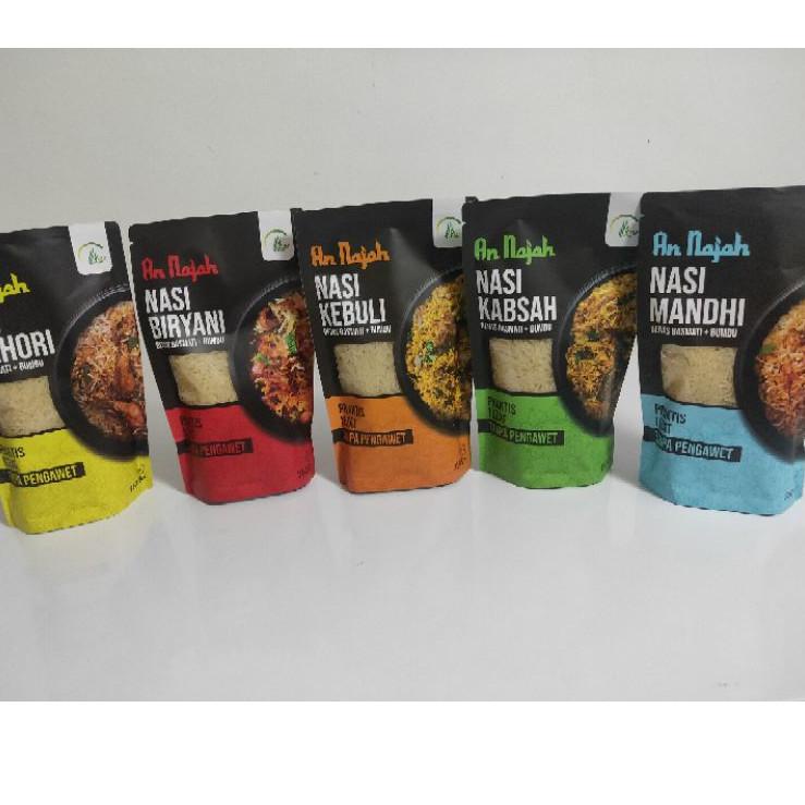 

♝ AN NAJAH BERAS BASMATI BUMBU INSTAN ARAB Biryani Mandhi Kabsah Bukhori Kebuli ➧
