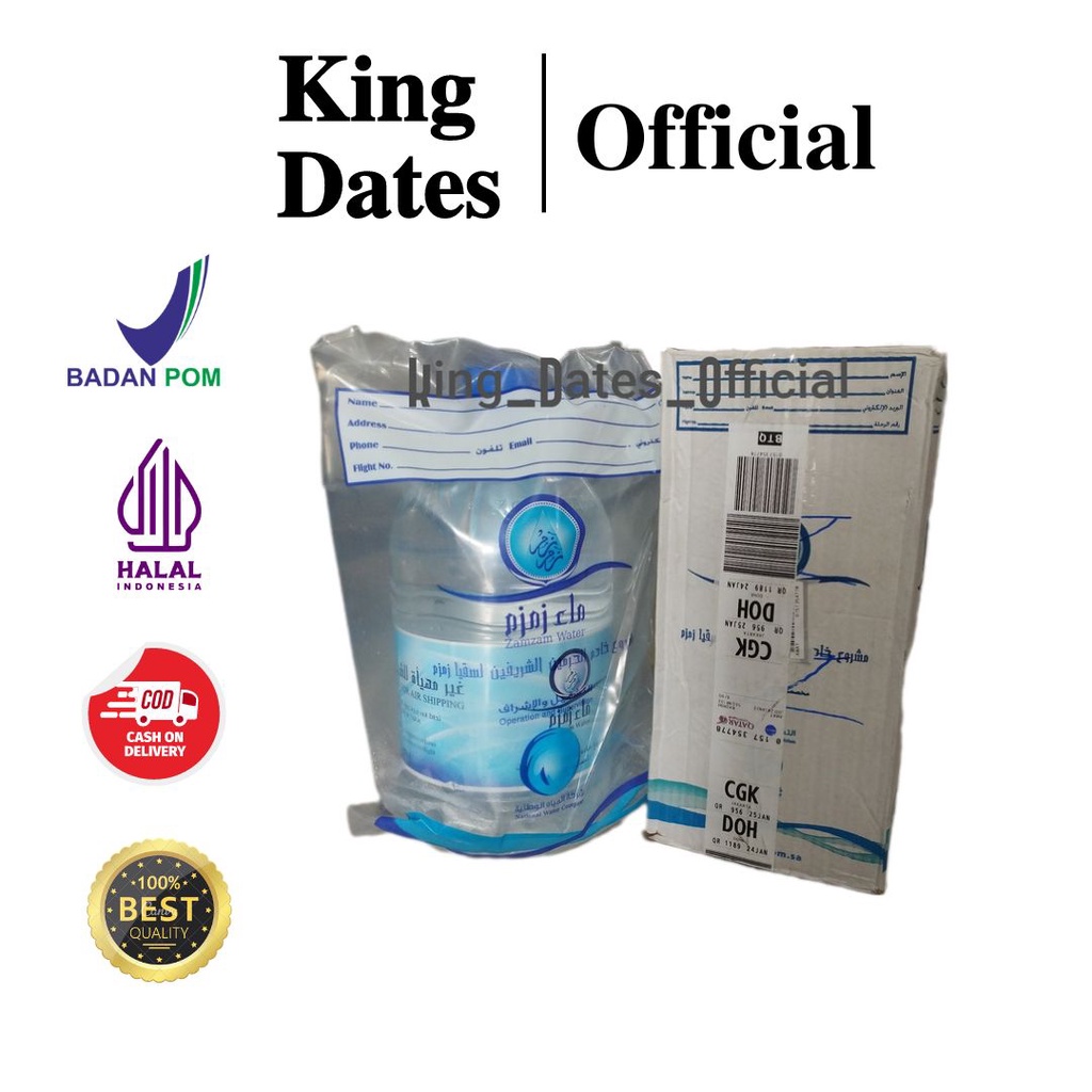 

Air Zam Zam 5 Liter Original Asli Barcode