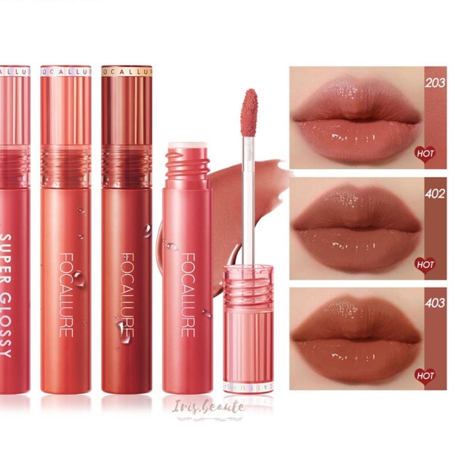 ☞ FOCALLURE Glossy Lip Tint / Jelly Clear Dewy Lip Tint / Lip Gloss ֍
