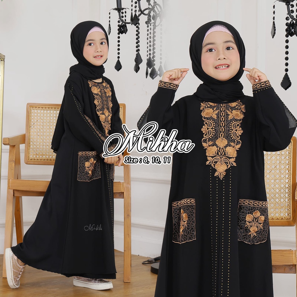 ABAYA MIKHA BORDIR