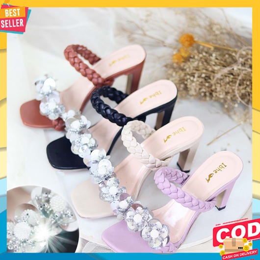 Sendal Sandal Sandals Sepatu Cewek Perempuan Rumah Santai Outdoor Indoor Kondangan Hangout Selop Kar