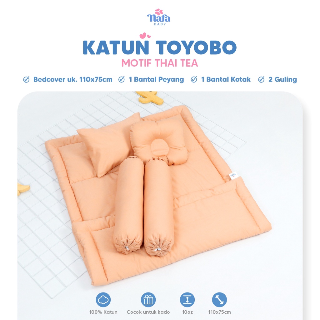 NAFA BABY - Bedcover Set Bayi Katun Toyobo