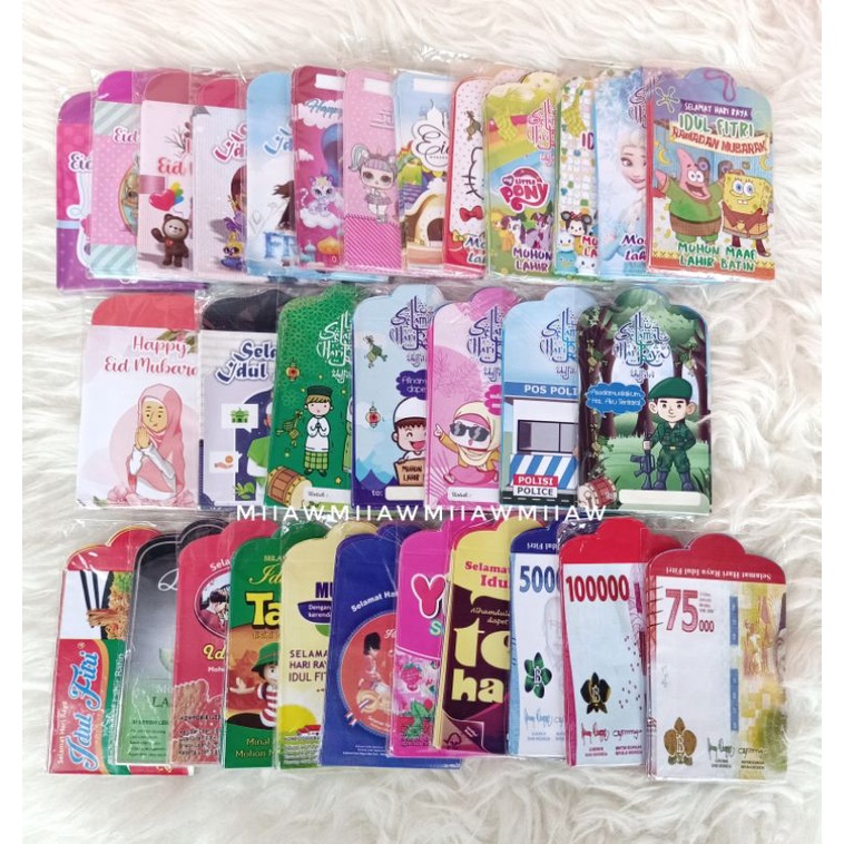 

Angpao / amplop lebaran ukuran M (uang diliapt 1x)