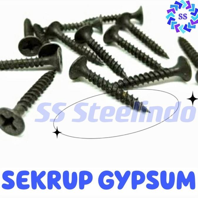 SEKRUP GYPSUM 3 4 5 7 CM HITAM