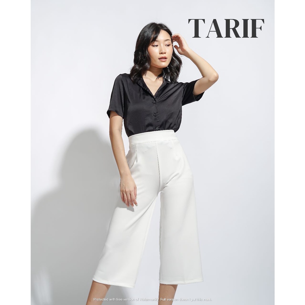 Itzy Celana Kulot 7/8 by TARIF - High Waist Kulot Premium