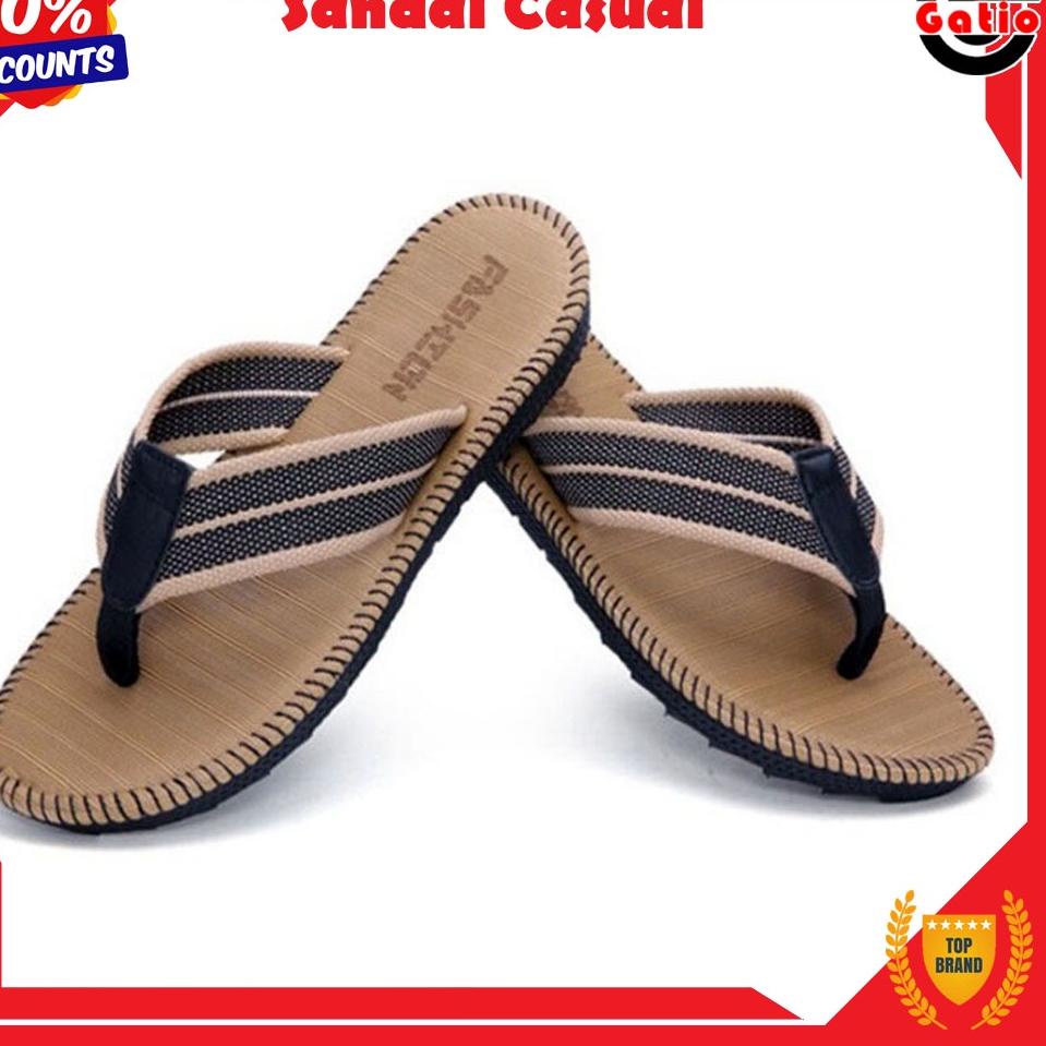 LI.1Fe23υ ‑ Sandal jepit pria / sendal cowok terbaru 2021 / sandal pria kekinian