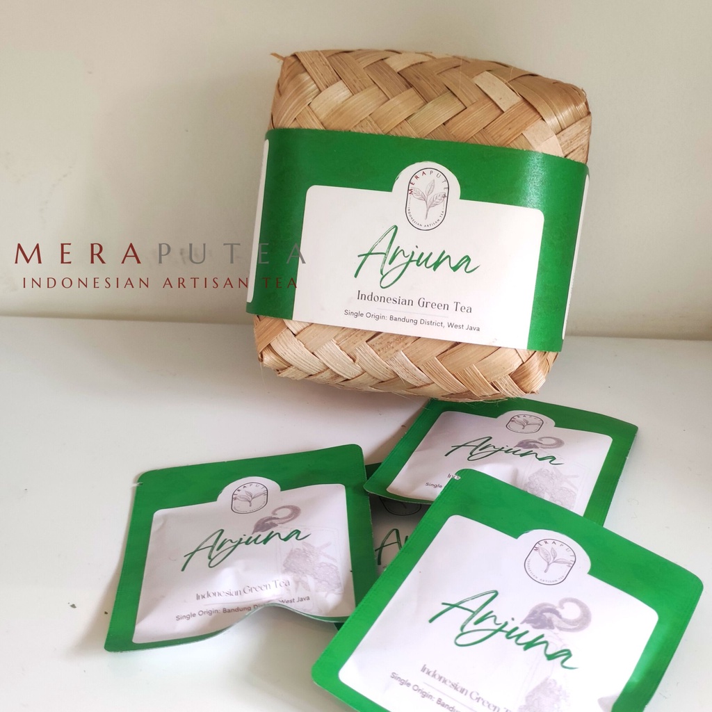 

Meraputea Artisan Tea - Single Origin | Arjuna | Besek 10 Sachet | Green Tea, Green Needle, Teh Indonesia