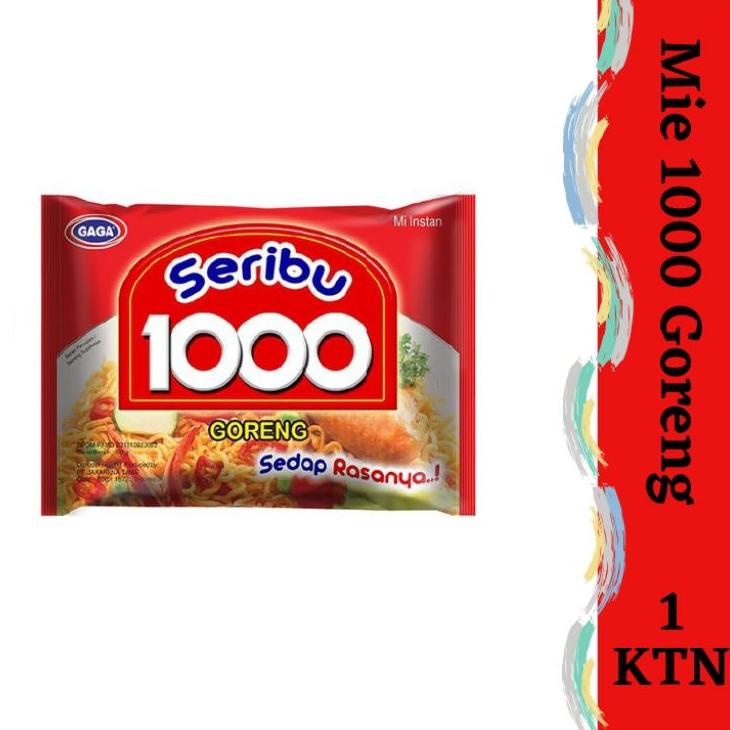 

Terbatas GAGA 1000 Goreng Spesial 50g (1 dus = 40 pcs)