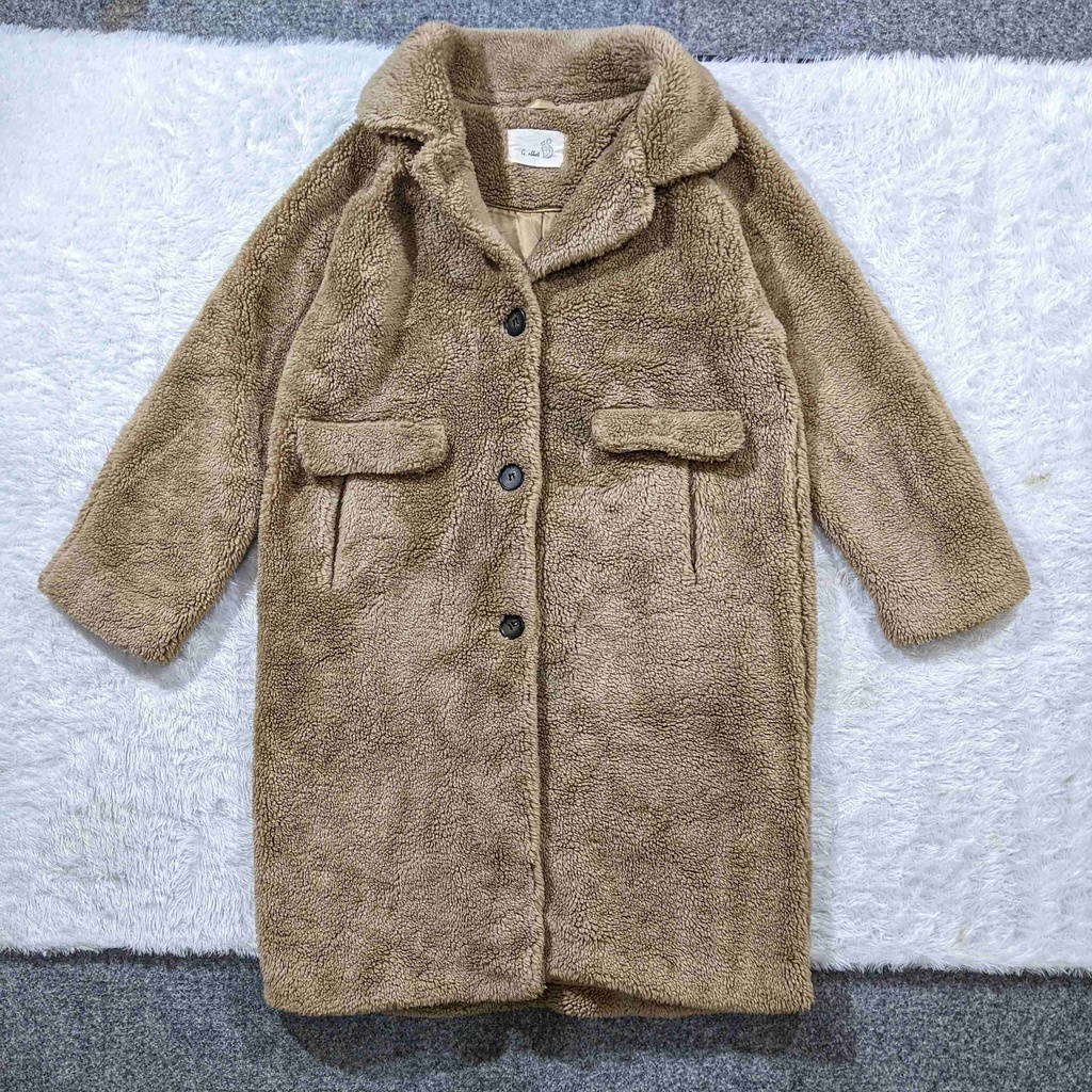 362 - Jaket Sherpa Tebal G. Allot Pria Casual Hangat Winter Musim Dingin Second Murah Bekas Original