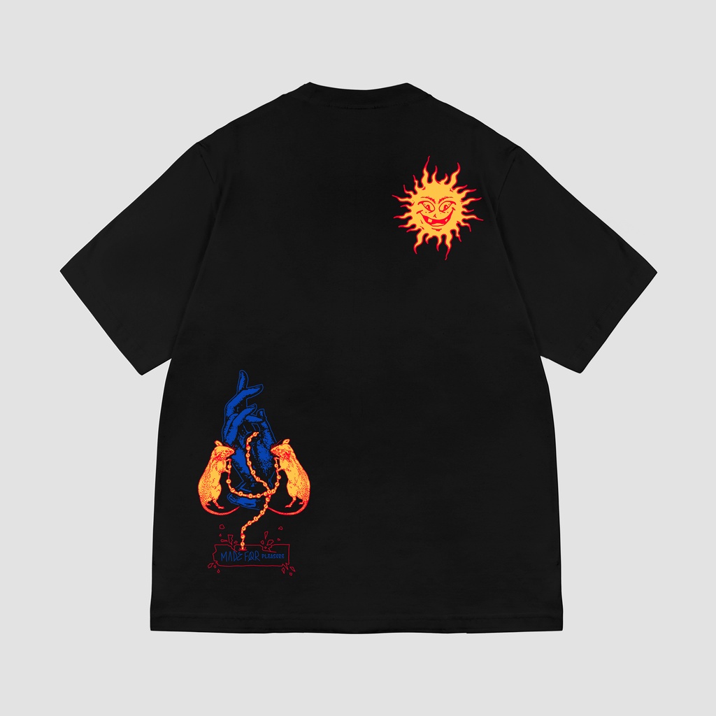 EVILSPIRIT KAOS OVERSIZE - THE SUN BLACK UNISEX