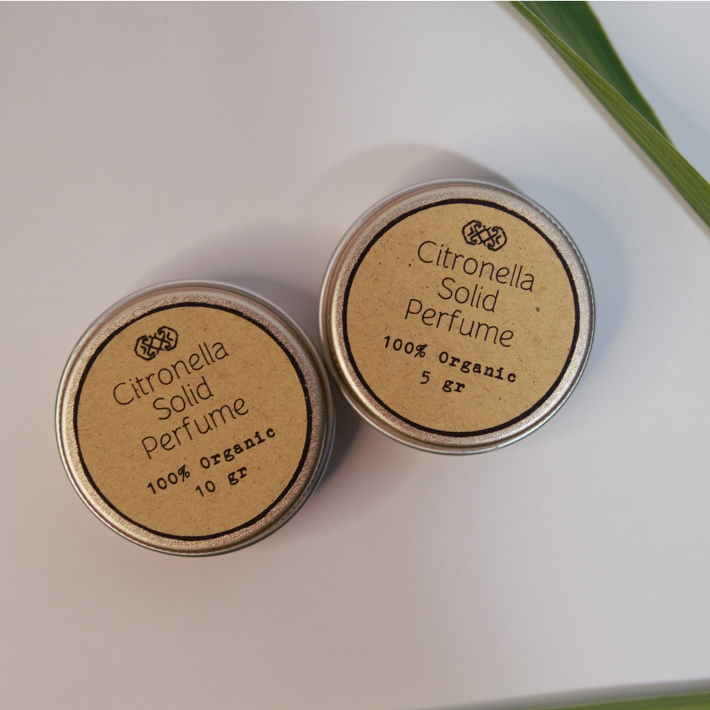 Citronella Solid Perfume (parfum aroma citronella)
