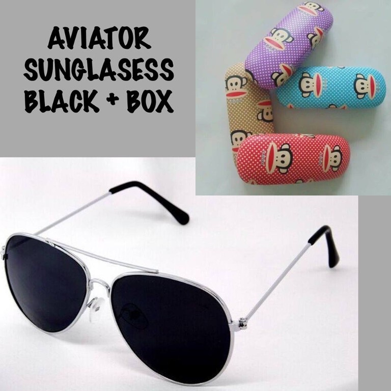 Kacamata Fashion Anak Full Black ACC95B