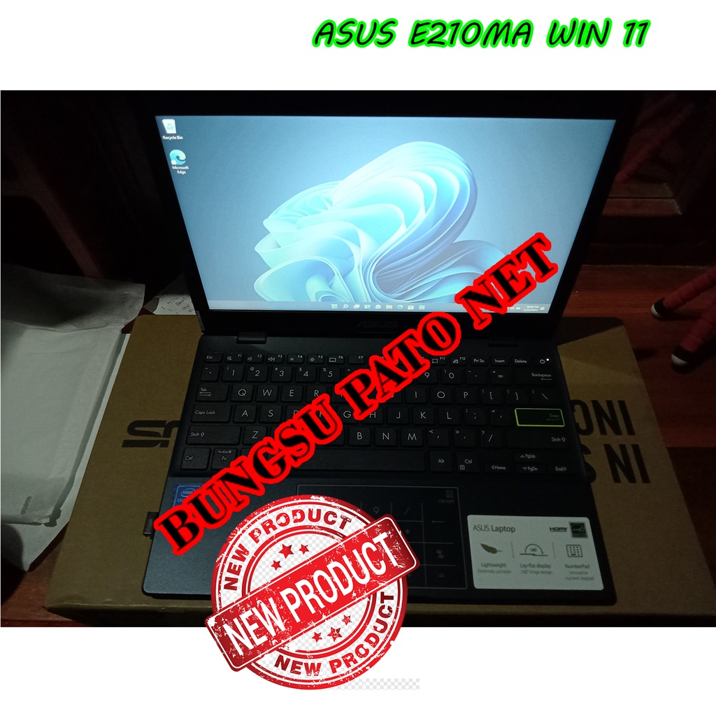 LAPTOP ASUS VIVOBOOK E210MA INTEL N4020 SSD 256GB WINDOWS 11