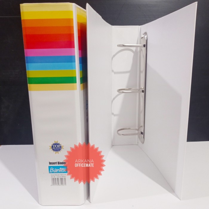 

Terlaris Ordner Bantex 3 Ring A4 - 52 Mm 8652 07 3D White