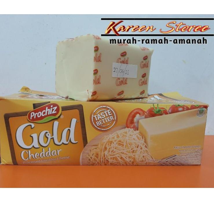 

Cuci Gudang Keju Cheddar Prochiz Gold 1kg