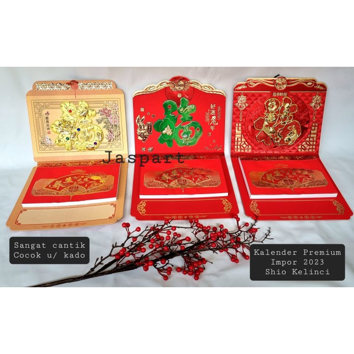 

Kalender Hongkong Impor Cina Kalender 2023 Shio Kelinci Premium Star Seller