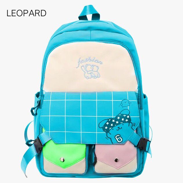 Tas Ransel Wanita Import Anak Sekolah Punggung Backpack Anak Perempuan Murah Varian Warna Kotak Kotak/Tas Sekolah Korean Style Tas Ransel Wanita Backpack Korea Fashion Tas Wanita