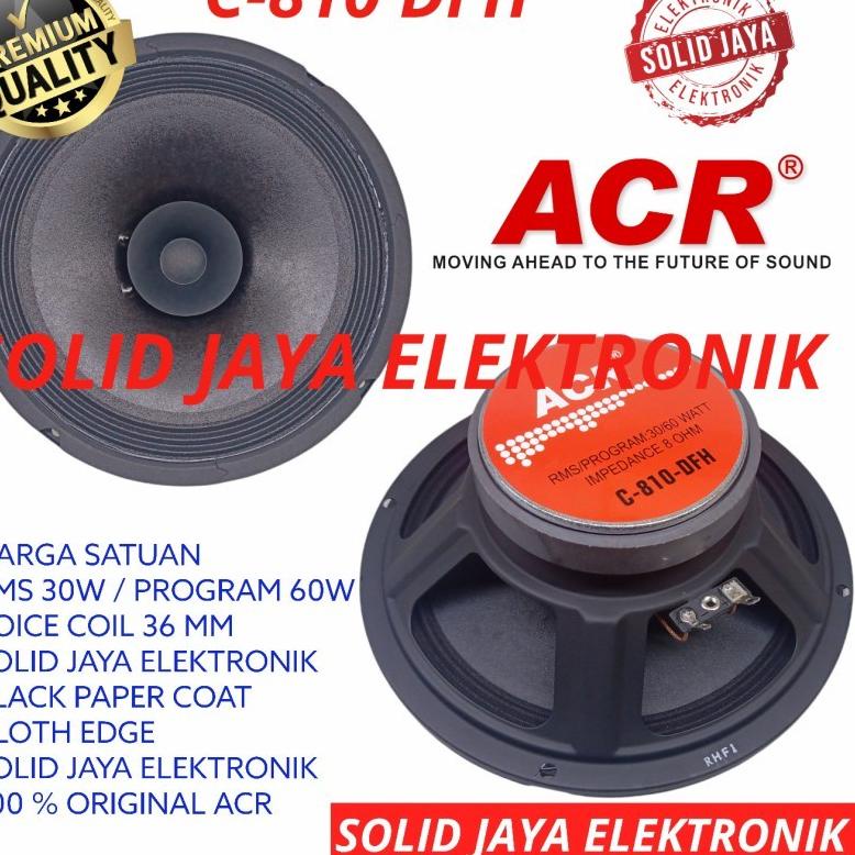 ✈ SPEAKER ACR 8 INC C-810-DFH FULL RANGE C 810 DFH FULLRANGE C-810 C810 8" FULRANGE VOKAL VOCAL 8INC