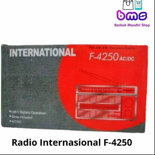❀ Radio Internasional F-4250 // CR-4250 // Radio Jaman Dulu ☛