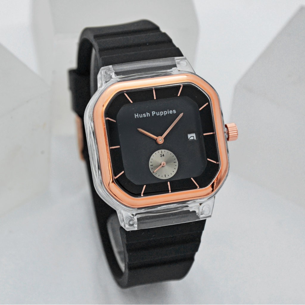 C ( C0008 ) JAM TANGAN WANITA KOREA ANALOG RUBBER DETIK BAWAH