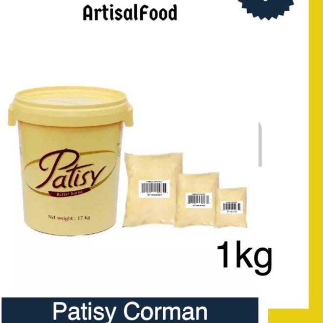 

♕ Butter Mentega CORMAN PATISY 1kg Room Butter kiloan 1 kg ☀