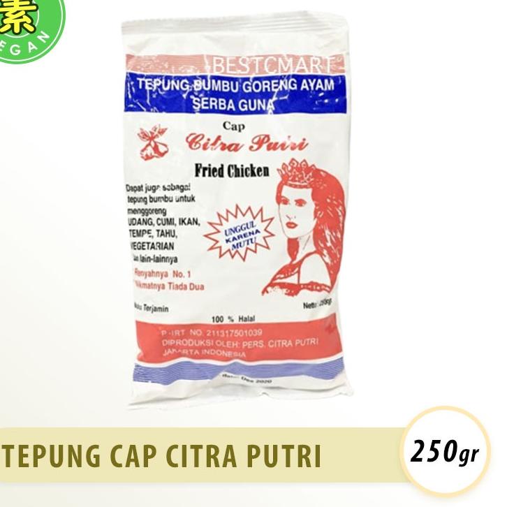 

Belanja MantapR7d7C TEPUNG CAP CITRA PUTRI Tepung Bumbu Goreng Serbaguna 250gr Siap Pakai