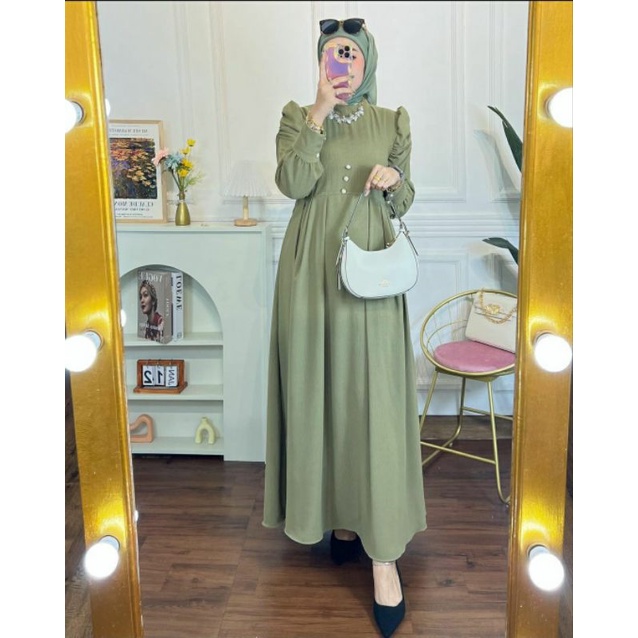 GITA MAXI DRESS CRINCLE AIRFLOW